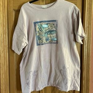 Bluefish Extravaganza Art to Wear, Hand painted T-XL